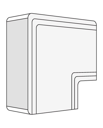Угол плоский 40x40 NPAN DKC 01738 в Рубцовске Аксессуары для кабель-канала Pintop.ru