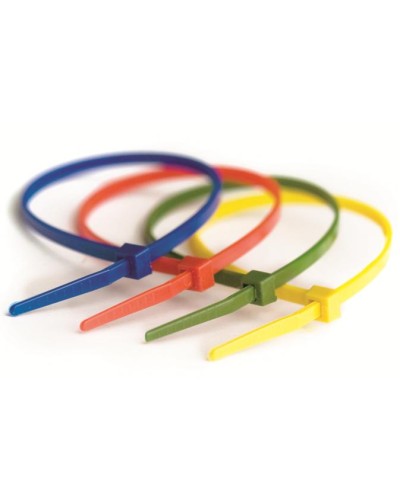 Хомут-стяжка нейлоновый, стандартный PL6.6 3.6х200 мм зеленый DKC 25214CV (100 шт/уп) в Рубцовске Стяжки-хомуты Pintop.ru