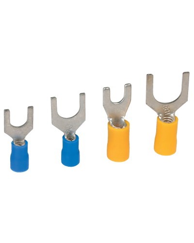 Наконечник вилочный с изолир.фланцем 1,5-2,5 кв.мм 10,2 мм (НВИ) DKC 2B110P в Рубцовске Крепеж: Дюбели, шурупы, саморезы Pintop.ru