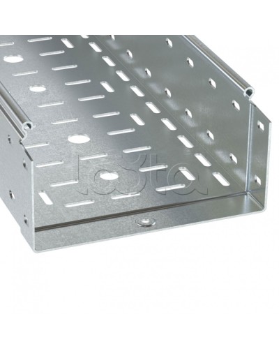 Лоток перфорированный 300х100 L=3000мм толщина 1.0мм горячеоцинкованный DKC 3534410HDZ в Рубцовске Кабельные лотки Pintop.ru