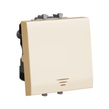 Кнопка "Ванильная дымка", "Avanti", 16A, 2 мод. DKC 4405152