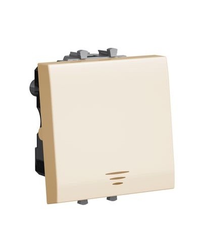 Кнопка Ванильная дымка, Avanti, 16A, 2 мод. DKC 4405152 в Рубцовске Аксессуары для стоек и шкафов Pintop.ru