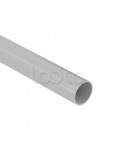 Труба глад. ПВХ 40 мм 3 м жесткая атмосферостойкая серый (30 м) DKC (63940UF) в Рубцовске Гладкая труба Pintop.ru