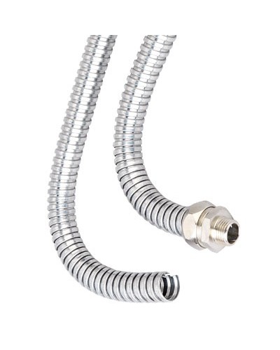 Металлорукав из оц.стали DN 12мм, Dвн 12,0 мм, Dнар 15,0 мм, IP40, 50м DKC (667R1215) в Рубцовске Металлорукав Pintop.ru