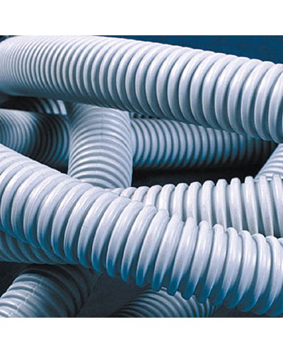 Труба гофрированная самозатухающий ПВХ 20 мм с зондом тяжёлая DKC 91520 (100 м) в Рубцовске Труба гофрированная Pintop.ru