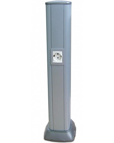 Колонна алюминевая 0,71 м, цвет темно-серебристый металлик DKC 09594 в Рубцовске Аксессуары для стоек и шкафов Pintop.ru