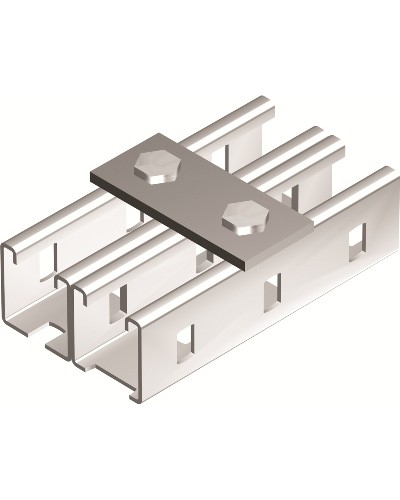 Пластина соединительная, длина 90 мм, 2отв., горячеоцинкованная DKC BMD1011HDZ в Рубцовске Аксессуары для лотков Pintop.ru