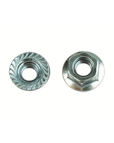 Гайка с насечкой, препятствующей откручиванию М5 (200 шт/уп) DKC (CM100500) в Рубцовске Крепеж Pintop.ru