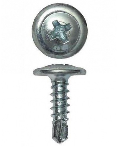 Саморез с пресс-шайбой 4.2x19 со сверлом DKC CM274019 в Рубцовске Крепеж Pintop.ru