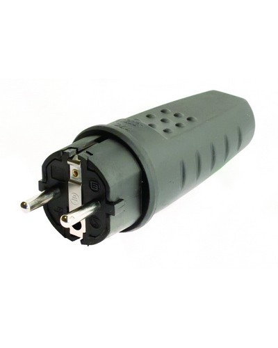 Вилка Schuko. Каучук. DKC DIS1103100 в Рубцовске Аксессуары для стоек и шкафов Pintop.ru