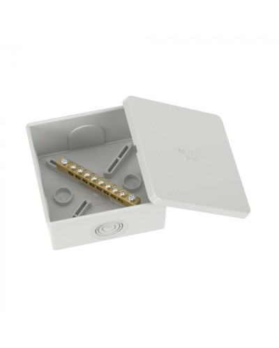 Коробка уравнивания потенциалов, 8 зажимов, 6 вводов д.20мм, 80х80х40мм, IP44 DKC (NE3108) в Рубцовске Распределительные коробки Pintop.ru