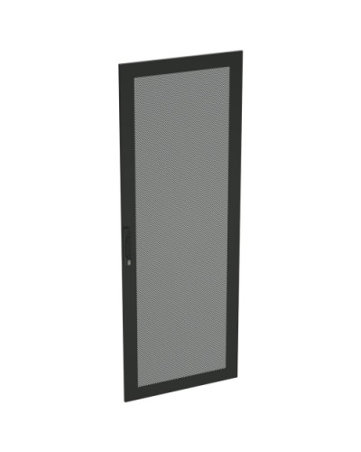 Дверь перфорированная одностворчатая для IT-CQE 2000 x 800 RAL9005 DKC R5ITCPRMM2080B в Рубцовске Аксессуары для стоек и шкафов Pintop.ru