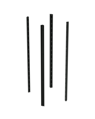 Стойки вертикальные для 19 IT-CQE, В=2000мм, 4шт, RAL9005 DKC (R5KMN20B) в Рубцовске Аксессуары для стоек и шкафов Pintop.ru