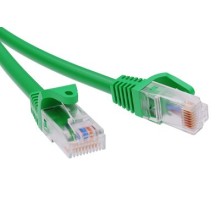 Патч-корд неэкранированный CAT5E U/UTP 4х2, LSZH, зелёный, 2м DKC RN5EUU4520GN