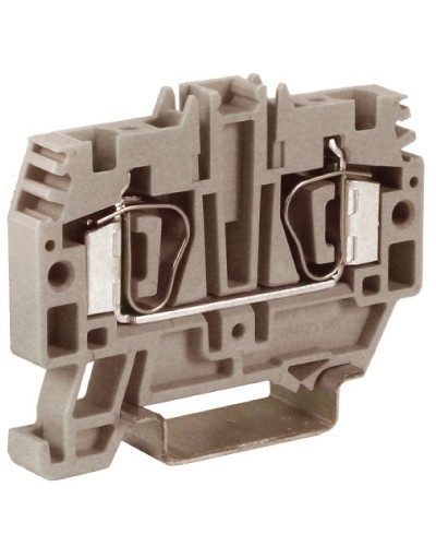 Зажим 4 кв.мм серый DKC ZHM250GR в Рубцовске Держатели, клипсы, скобы Pintop.ru