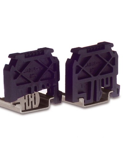 Торцевой упор BTU для фиксации клеммных зажимов на рейке ДКС ZBT005 в Рубцовске Держатели, клипсы, скобы Pintop.ru