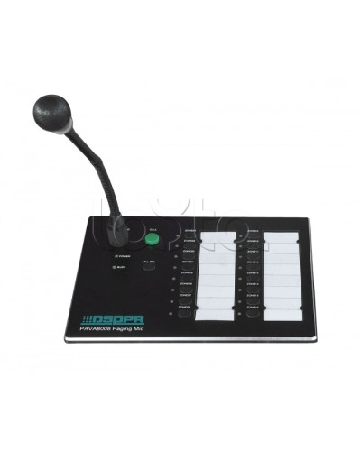 Консоль микрофонная DSPPA PAVA-8008 в Рубцовске Система оповещения и трансляции Dsppa Pintop.ru