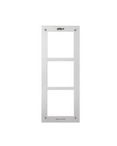 Рамка металическая для 3 модулей Dahua VTOF003 в Рубцовске Дополнительное оборудование для СКУД Pintop.ru