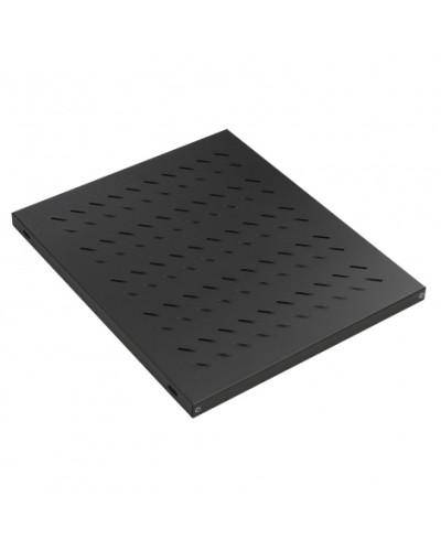 Полка стационар. 19, для шкафов глуб. 600, 370мм, нагрузка 50 кг, чер. Datarex DR-421111 в Рубцовске Полки для шкафов и стоек Pintop.ru