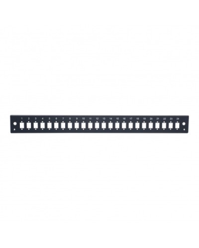 Панель лицевая для выдвижной оптич. полки, 24 SC Simplex/24 LC Duplex, черный Datarex DR-546045 в Рубцовске Патч-панели Pintop.ru