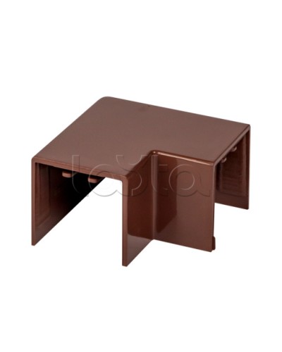 Поворот 90 гр. (25х25) (4 шт) темное дерево EKF-Plast EKF (abd-25-25x4) EKF (abd-25-25x4) в Рубцовске Аксессуары для кабель-канала Pintop.ru