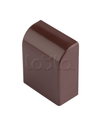 Заглушка (25х16) (4 шт) темное дерево EKF-Plast (ecd-25-16x4) в Рубцовске Аксессуары для кабель-канала Pintop.ru
