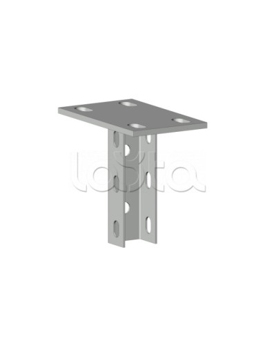 Кронштейн потолочный одинарный 115 мм HDZ (2.5 мм) EKF (kp115) в Рубцовске Аксессуары для лотков Pintop.ru