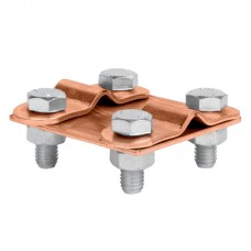 Зажим контрольный прут-прут (пластина 57x57мм) Cu EKF PROxima (lp-55611-cu)