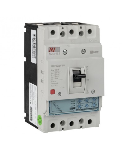 Автоматический выключатель AV POWER-1/3 160А 50kA ETU2.0 EKF (Автоматический выключатель AV POWER-1/3 160А 50k в Рубцовске Электротехническое оборудование Pintop.ru
