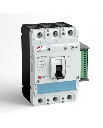 Автоматический выключатель AV POWER-5/3 1600А 70kA ETU6.0 EKF AVERES (mccb-53-1600M-6.0-av) в Рубцовске Электротехническое оборудование Pintop.ru
