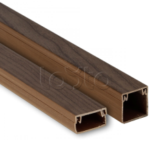 Канал кабельный (15х10) (144 м) темное дерево EKF-Plast (kk-15-10d)