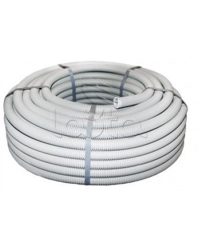 Труба гофр. ПВХ тяжелая с протяжкой d16 мм (100 м) серая EKF-Plast (tg-z-16-t) в Рубцовске Труба гофрированная Pintop.ru