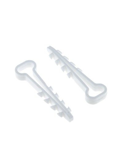 Дюбель-хомут (6х14 мм) для плоского кабеля белый (50 шт.) EKF PROxima (plc-cd-6x14w) в Рубцовске Крепеж: Дюбели, шурупы, саморезы Pintop.ru