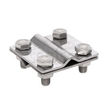 Зажим крестовидный прут-прут (пластина 57x57мм) Ni EKF PROxima (lp-g3109-ni)