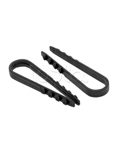 Дюбель-хомут для круглого кабеля (5-10мм) черный (100шт.) EKF PROxima (plc-ncc-5x10b) в Рубцовске Крепеж: Дюбели, шурупы, саморезы Pintop.ru