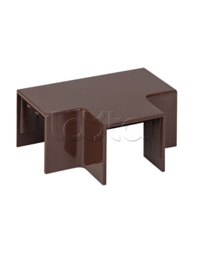 Угол T-образный (25х25) (4 шт) темное дерево EKF-Plast (tchd-25-25x4) в Рубцовске Аксессуары для кабель-канала Pintop.ru