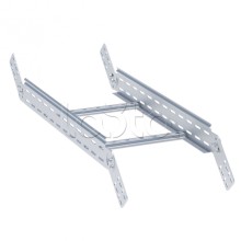 Угол вертикальный шарнирный для лестничного лотка 100x500 мм HDZ EKF (vlt100500-HDZ)