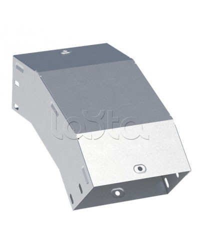 Угол 45 град. вертикальный внешний 80x200 мм INOX EKF (vo4580200-INOX) в Рубцовске Аксессуары для лотков Pintop.ru