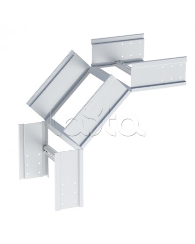 Угол 90 градусов вертикальный внешний лестничный усиленный 150x800 мм (2 мм) HDZ EKF (voltp90150800-2-HDZ) в Рубцовске Аксессуары для лотков Pintop.ru