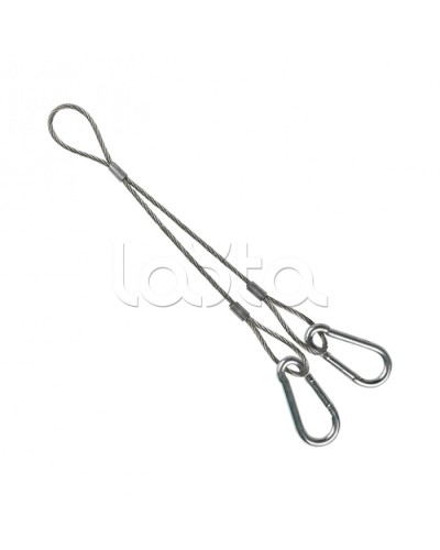 Подвес Y-образный с карабинами 200 мм EKF (ypk200) в Рубцовске Аксессуары для лотков Pintop.ru