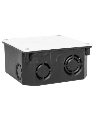 Коробка распред. КМТ-010-006 с крышкой для твердых стен (107х107х50) с саморезами IP20 EKF (plc-kmt-010-006) в Рубцовске Распределительные коробки Pintop.ru