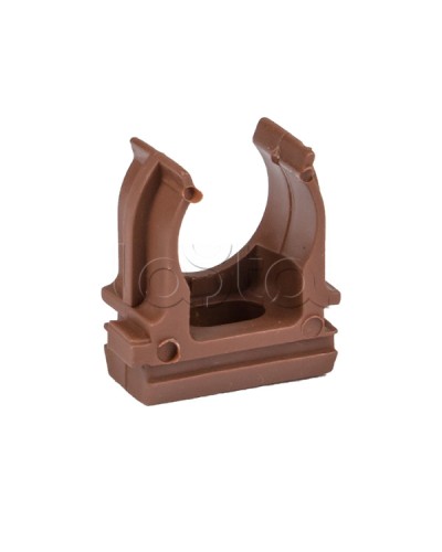 Крепеж-клипса d25 мм (10 шт) темное дерево EKF-Plast (derj-z-25d) в Рубцовске Держатели, клипсы, скобы Pintop.ru