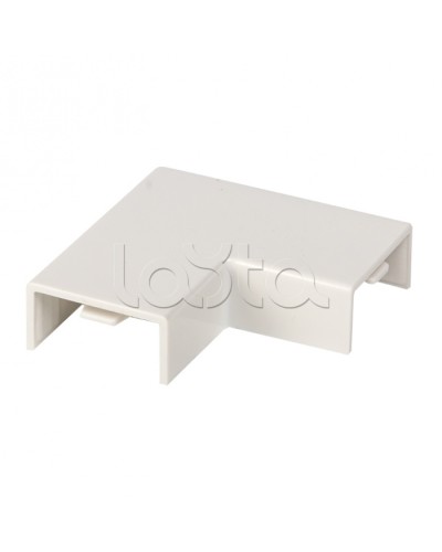 Поворот 90 гр. (20х10) (4 шт) белый EKF-Plast EKF (abw-20-10x4) в Рубцовске Аксессуары для кабель-канала Pintop.ru