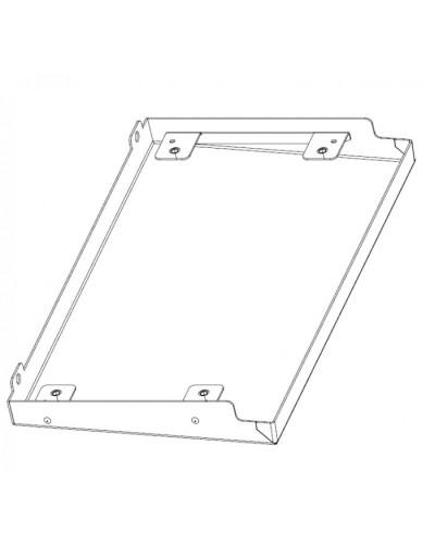 Крыша дождевая для шкафов серии EMW (Ш800 × Г400) Elbox (EMW-RR-800.400) в Рубцовске Аксессуары для стоек и шкафов Pintop.ru