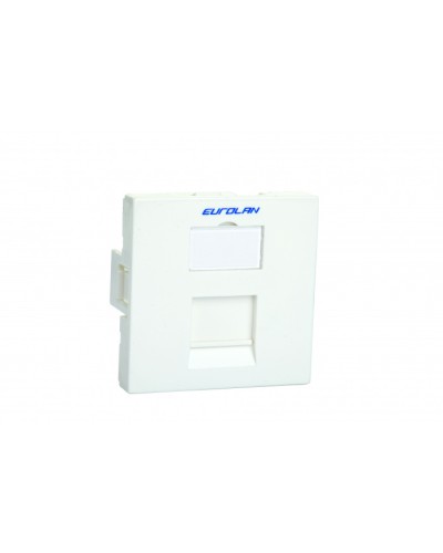 Адаптер 22,5х45 Eurolan 16B-45-02WT в Рубцовске Аксессуары для кабель-канала Pintop.ru