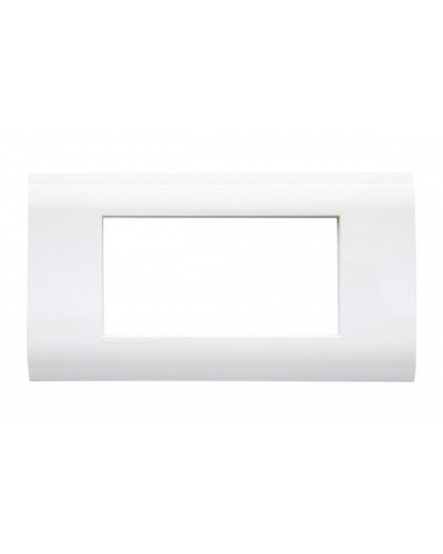 Рамка для модулей 22,5x45,0 мм 4 модуля, белая Eurolan (16M-00-04WT) в Рубцовске Комбинированные настенные розетки Pintop.ru