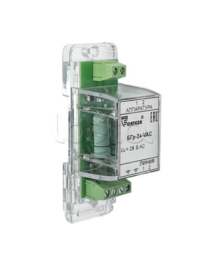 Устройство защиты от импульсных перенапряжений Forteza Блок БГр-24-VAC в Рубцовске Устройства защиты операционных процессоров (ОПС) Pintop.ru