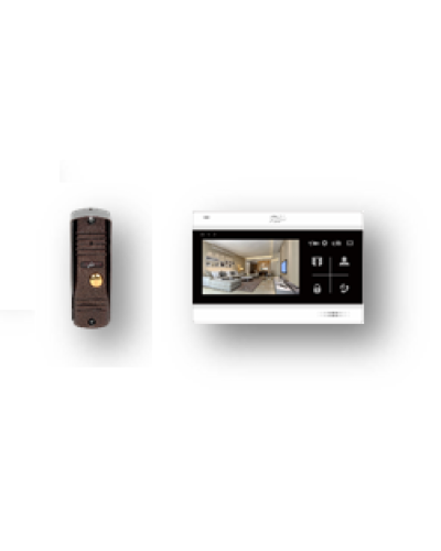 Комплект видеодомофона Fox FX-VD5SL-KIT АГАТ 5B КОМПЛЕКТ (FX-CP7) в Рубцовске Комплекты домофонов Pintop.ru