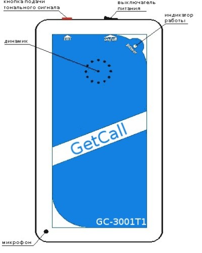 Устройство переговорное Getcall GC-3001T1 в Рубцовске Переговорные устройства Pintop.ru