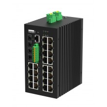 Управляемый промышленный L3 коммутатор Gigalink GL-SW-G307-24P4ST-I